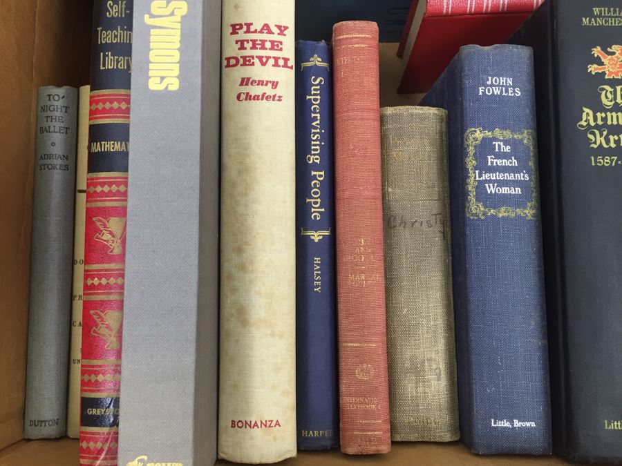 Assorted Book Lot With Mainly Hardcover Books Possible First Editions [Photo 9]