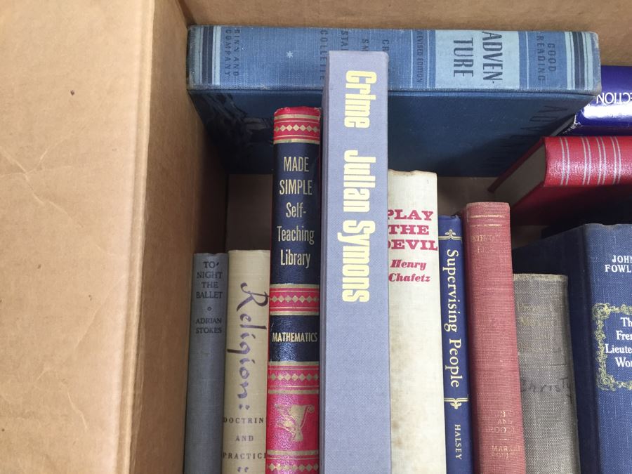 Assorted Book Lot With Mainly Hardcover Books Possible First Editions [Photo 8]