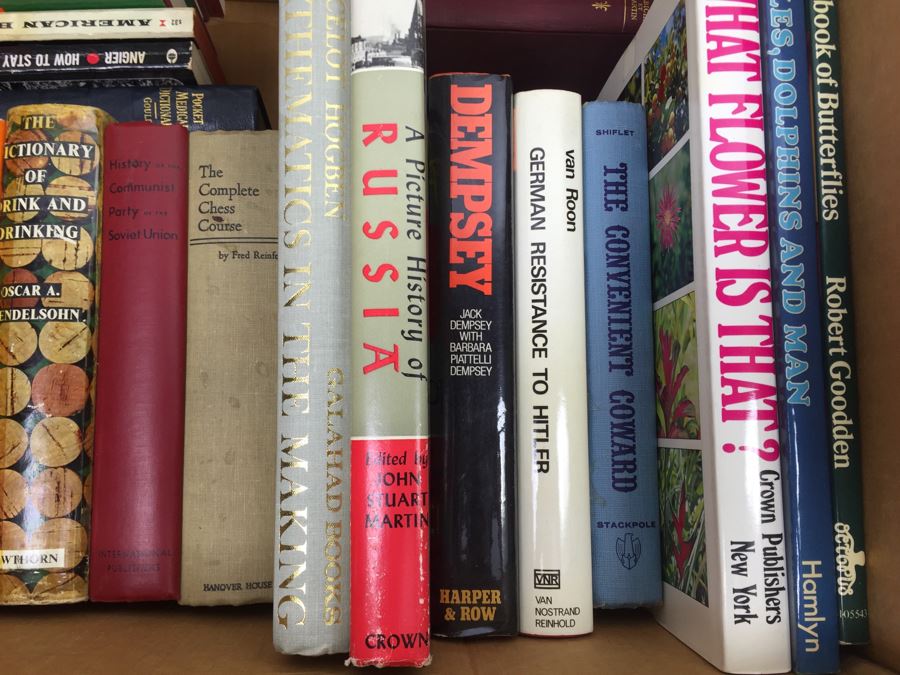 Assorted Book Lot With Mainly Hardcover Books Possible First Editions [Photo 8]