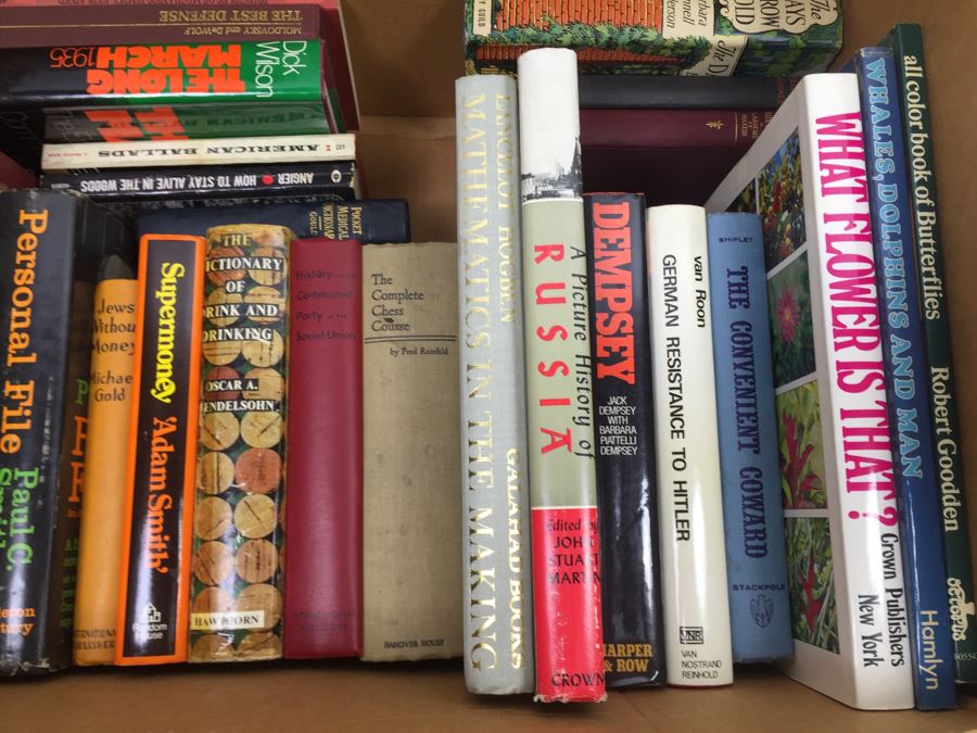 Assorted Book Lot With Mainly Hardcover Books Possible First Editions [Photo 7]