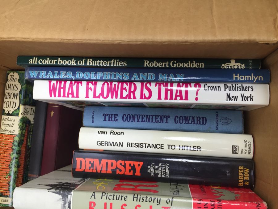 Assorted Book Lot With Mainly Hardcover Books Possible First Editions [Photo 9]