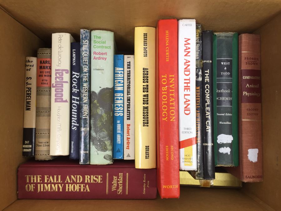 Assorted Book Lot With Mainly Hardcover Books Possible First Editions [Photo 1]