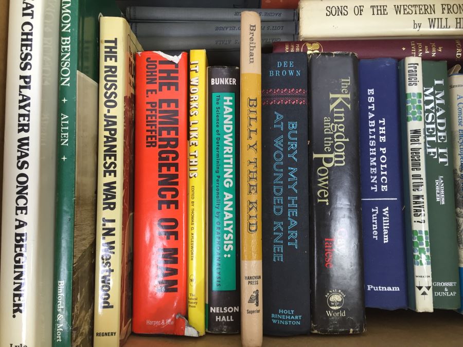 Assorted Book Lot With Mainly Hardcover Books Possible First Editions [Photo 9]