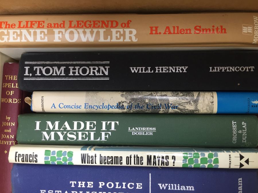 Assorted Book Lot With Mainly Hardcover Books Possible First Editions [Photo 14]