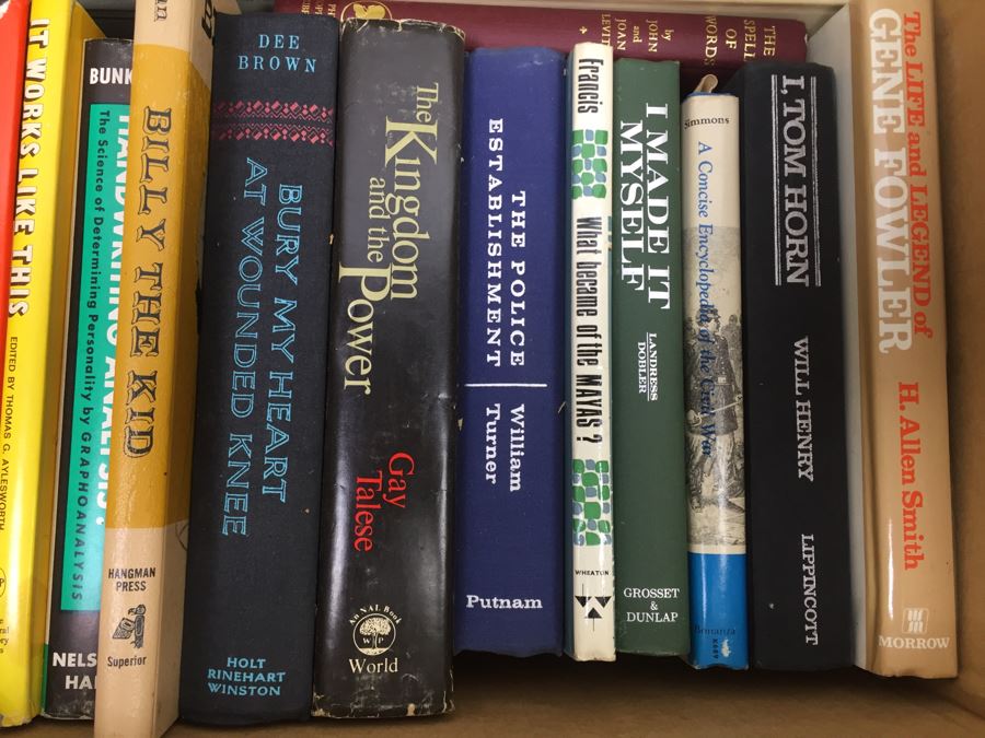 Assorted Book Lot With Mainly Hardcover Books Possible First Editions [Photo 12]