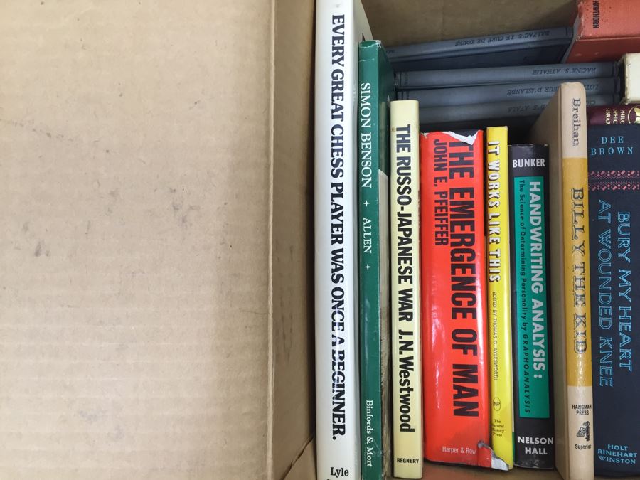 Assorted Book Lot With Mainly Hardcover Books Possible First Editions [Photo 2]