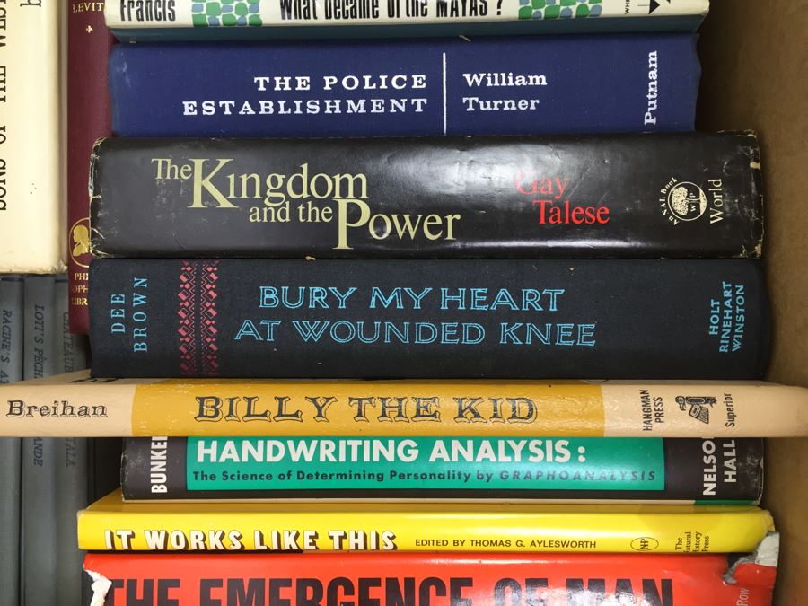 Assorted Book Lot With Mainly Hardcover Books Possible First Editions [Photo 3]