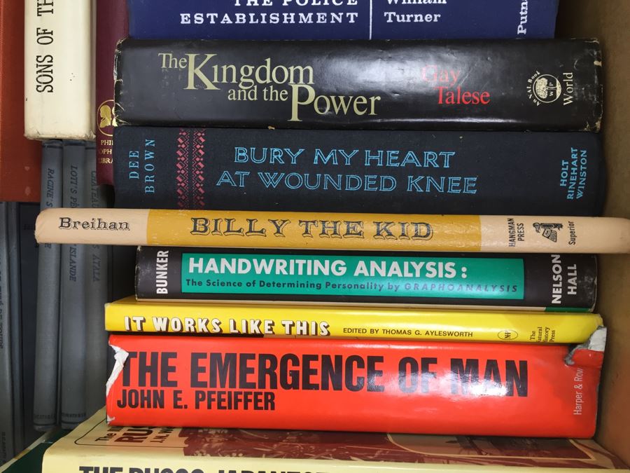 Assorted Book Lot With Mainly Hardcover Books Possible First Editions [Photo 10]