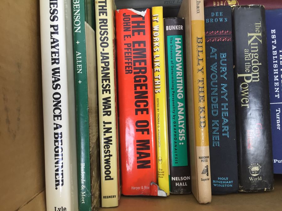 Assorted Book Lot With Mainly Hardcover Books Possible First Editions [Photo 6]