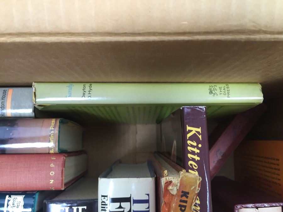 Assorted Book Lot With Mainly Hardcover Books Possible First Editions [Photo 16]