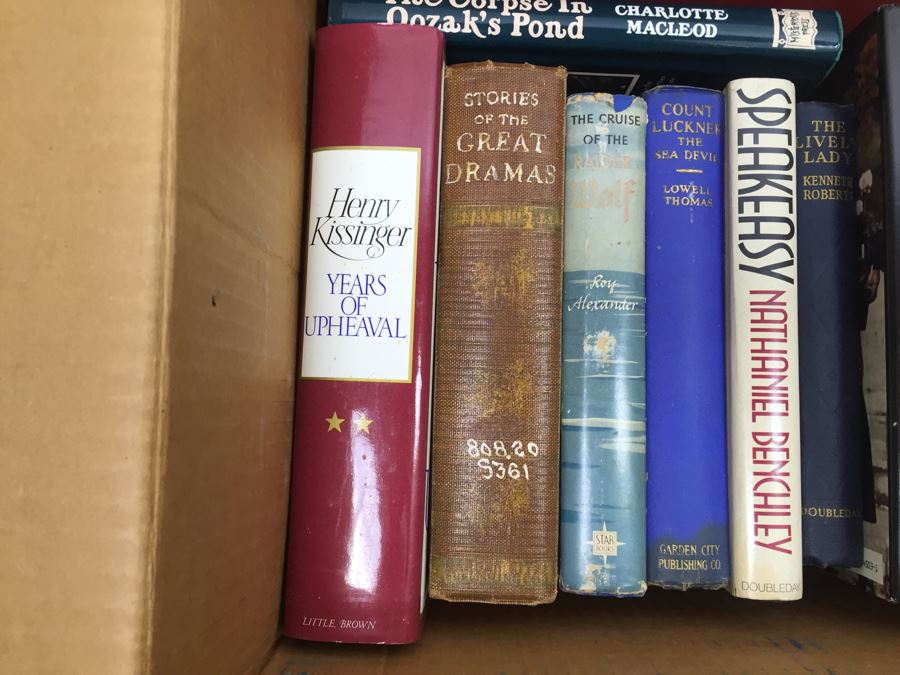 Assorted Book Lot With Mainly Hardcover Books Possible First Editions [Photo 4]