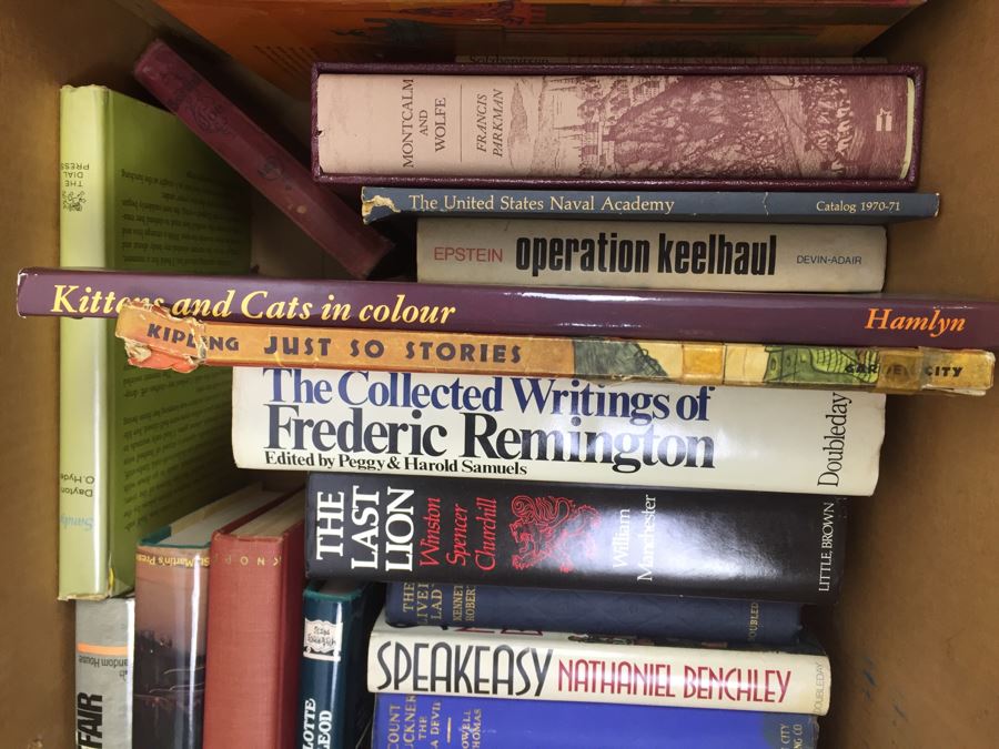 Assorted Book Lot With Mainly Hardcover Books Possible First Editions [Photo 10]