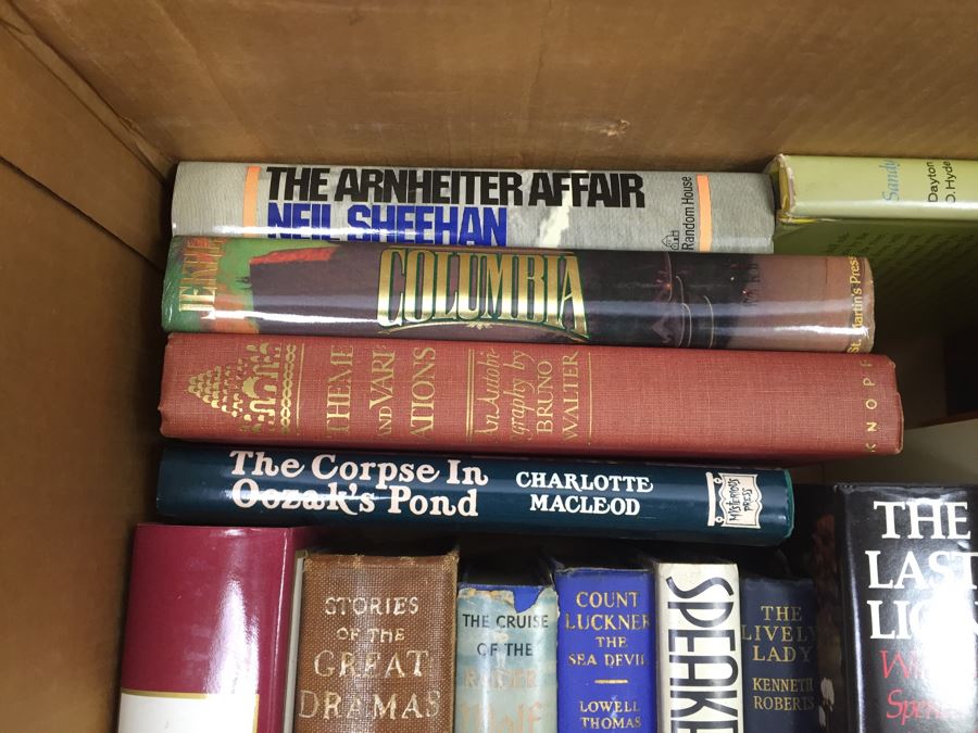 Assorted Book Lot With Mainly Hardcover Books Possible First Editions [Photo 17]