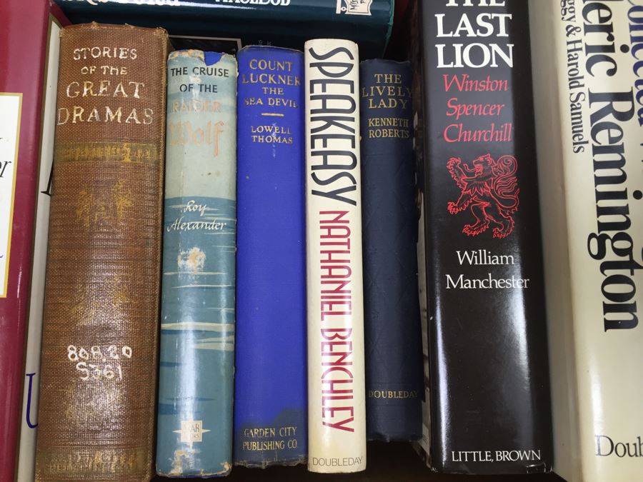 Assorted Book Lot With Mainly Hardcover Books Possible First Editions [Photo 8]