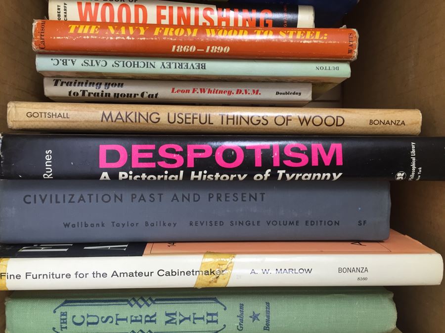 Assorted Book Lot With Mainly Hardcover Books Possible First Editions [Photo 2]