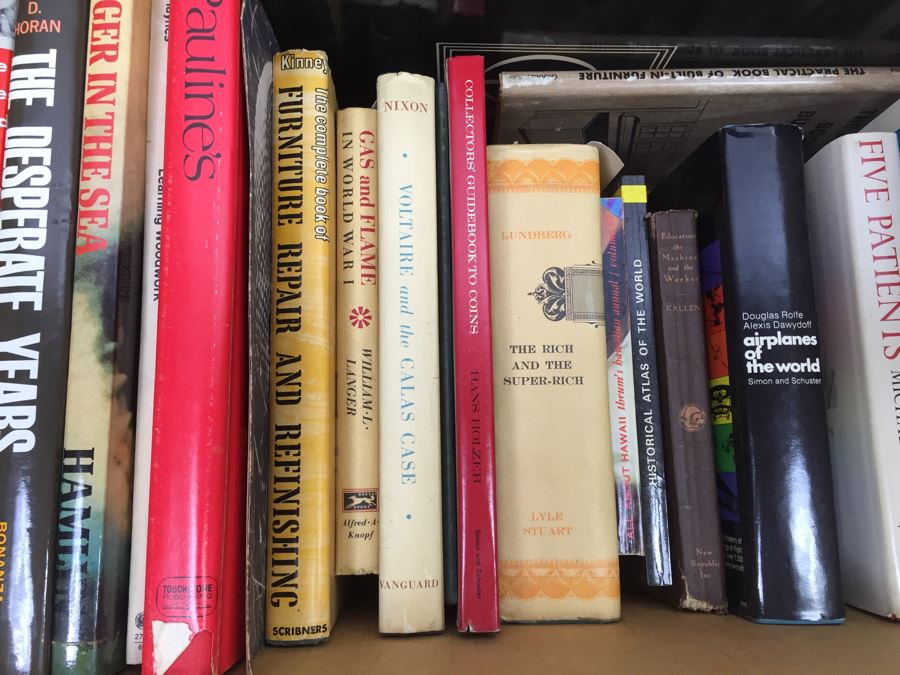 Assorted Book Lot With Mainly Hardcover Books Possible First Editions [Photo 9]