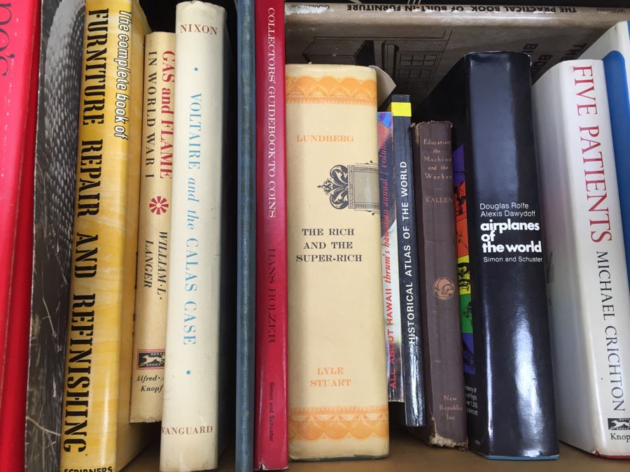 Assorted Book Lot With Mainly Hardcover Books Possible First Editions [Photo 11]