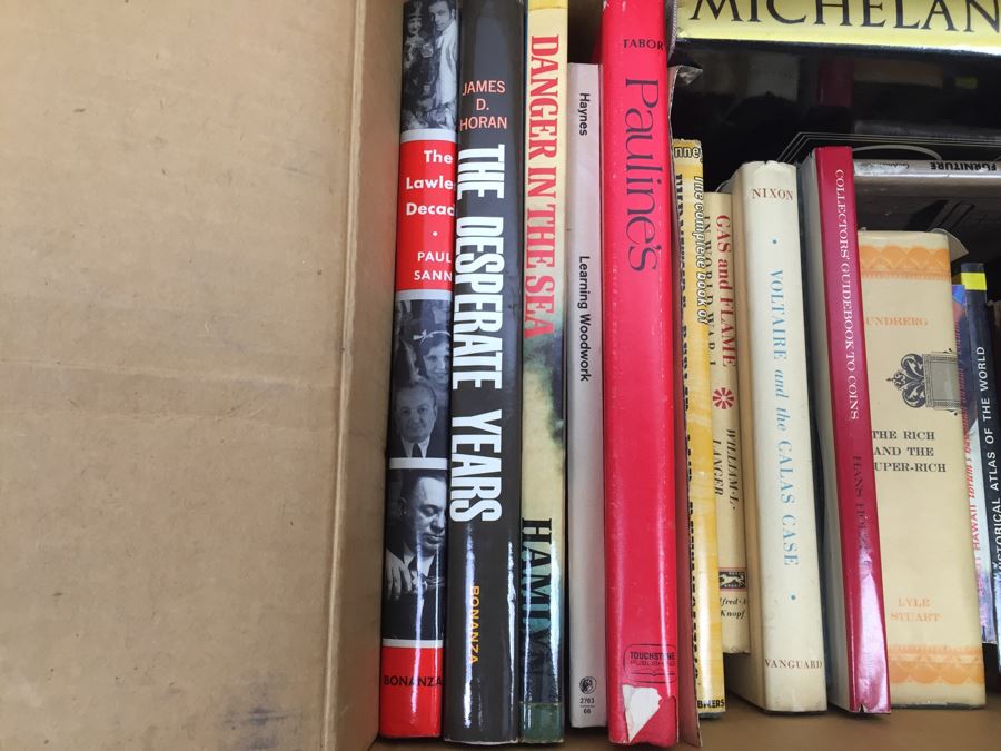 Assorted Book Lot With Mainly Hardcover Books Possible First Editions [Photo 4]