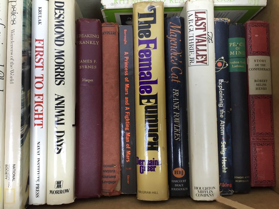 Assorted Book Lot With Mainly Hardcover Books Possible First Editions [Photo 3]