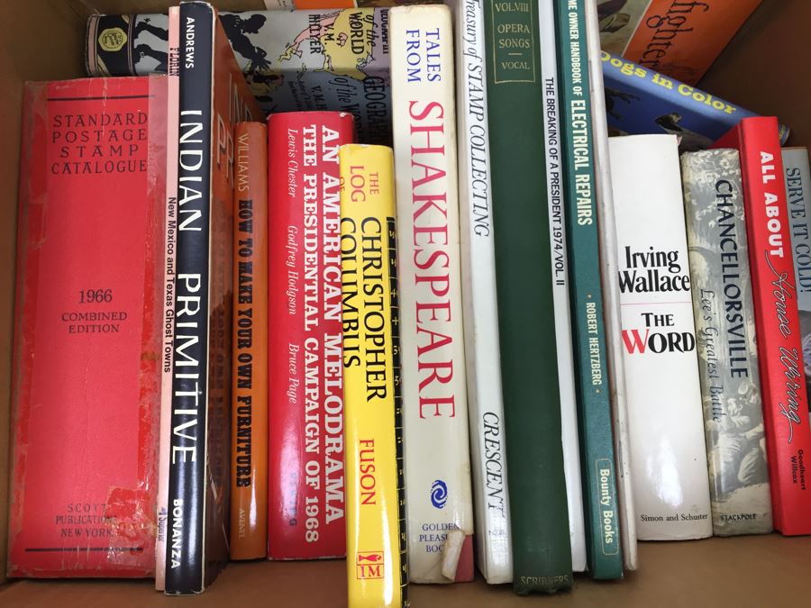 Assorted Book Lot With Mainly Hardcover Books Possible First Editions [Photo 6]