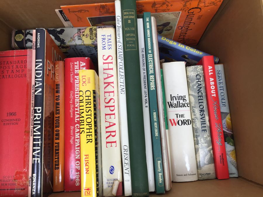 Assorted Book Lot With Mainly Hardcover Books Possible First Editions [Photo 3]