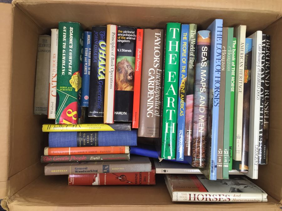 Assorted Book Lot With Mainly Hardcover Books Possible First Editions [Photo 1]