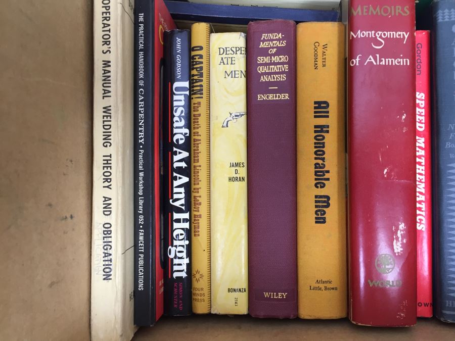 Assorted Book Lot With Mainly Hardcover Books Possible First Editions [Photo 4]