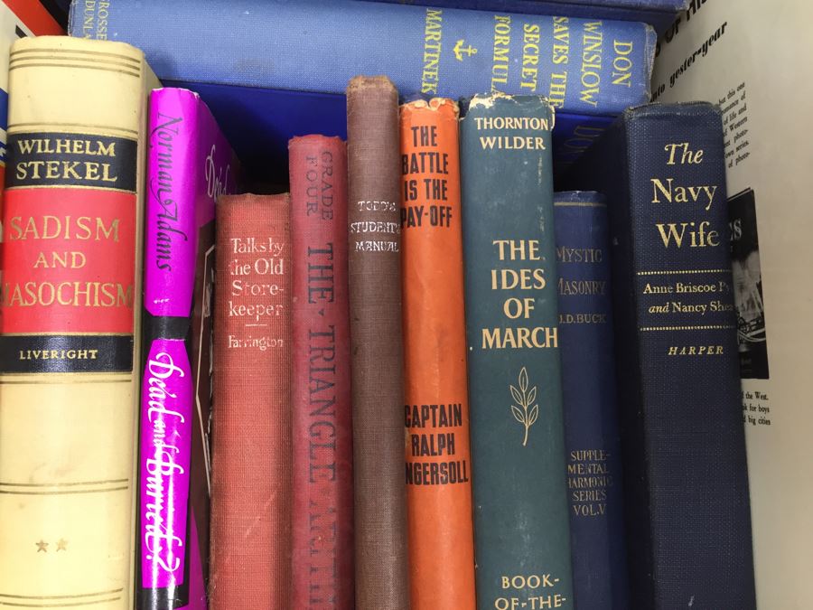 Assorted Book Lot With Mainly Hardcover Books Possible First Editions [Photo 13]