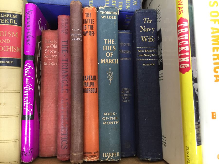 Assorted Book Lot With Mainly Hardcover Books Possible First Editions [Photo 14]