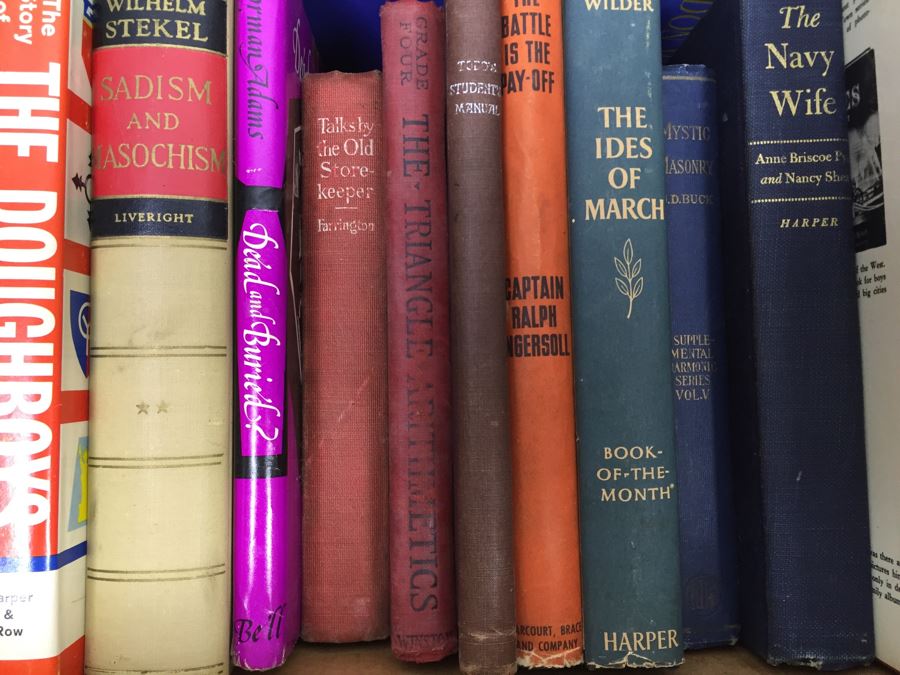 Assorted Book Lot With Mainly Hardcover Books Possible First Editions [Photo 3]