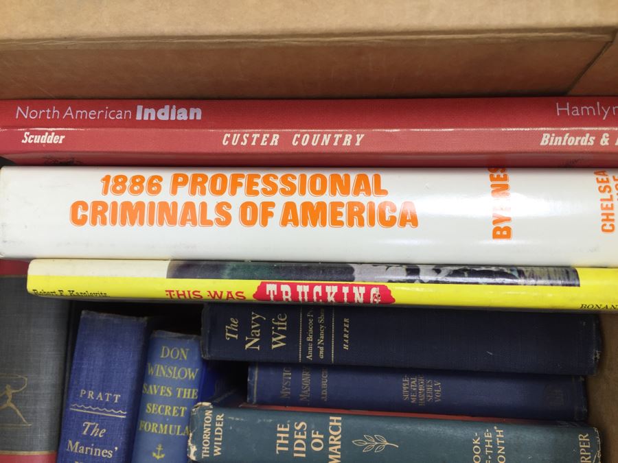 Assorted Book Lot With Mainly Hardcover Books Possible First Editions [Photo 17]