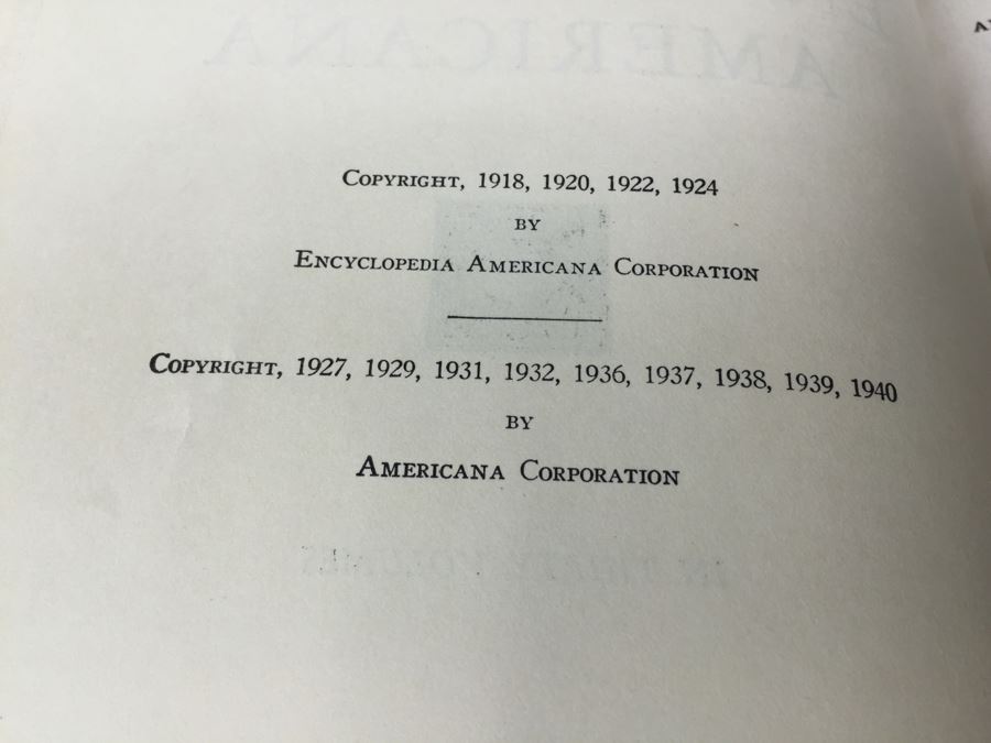 Assorted Book Lot With Mainly Hardcover Books PossVintage 1940 Encyclopedia Americana 30 Volume Set Missing Volumes 1, 2 & 4ible First Editions [Photo 9]