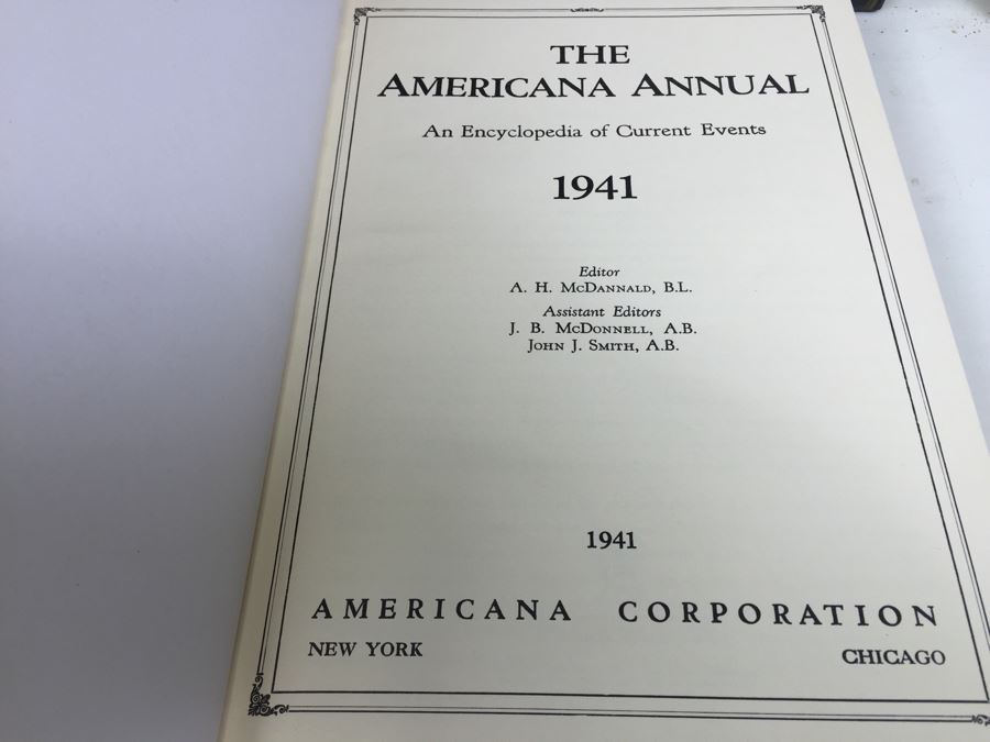 Assorted Book Lot With Mainly Hardcover Books PossVintage 1940 Encyclopedia Americana 30 Volume Set Missing Volumes 1, 2 & 4ible First Editions [Photo 6]