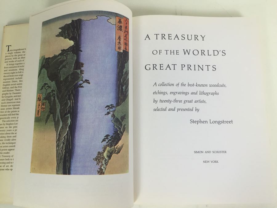 A Treasury Of The World's Great Prints From Durer To Chagall Stephen Longstreet 1961 [Photo 5]