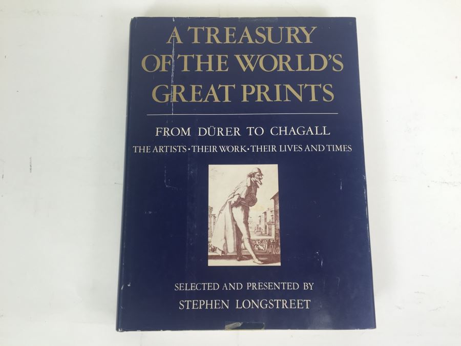 A Treasury Of The World's Great Prints From Durer To Chagall Stephen Longstreet 1961 [Photo 1]