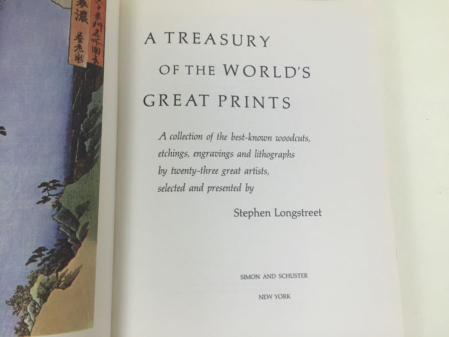 A Treasury Of The World's Great Prints From Durer To Chagall Stephen Longstreet 1961 [Photo 3]