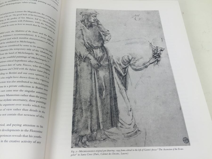 Michelangelo The Painter Large Book Abrams 1964 Italy Printed In Japan [Photo 10]
