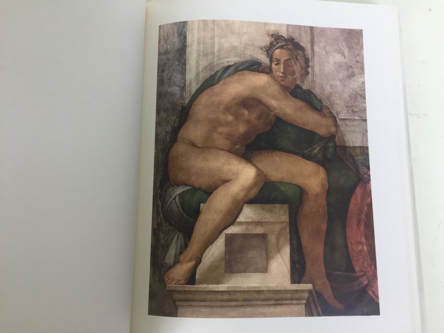 Michelangelo The Painter Large Book Abrams 1964 Italy Printed In Japan [Photo 3]