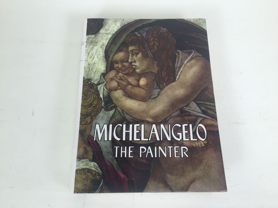 Michelangelo The Painter Large Book Abrams 1964 Italy Printed In Japan [Photo 4]
