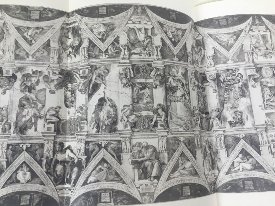 Michelangelo The Painter Large Book Abrams 1964 Italy Printed In Japan [Photo 12]