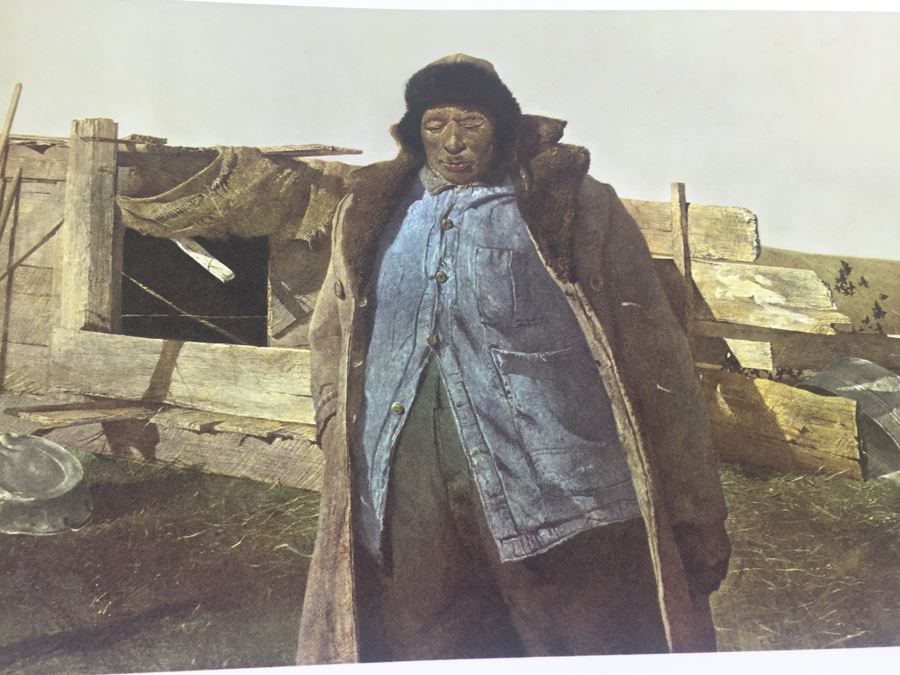 Large Format Book Andrew Wyeth AW Houghton Mifflin Company Richard Meryman 1968 First Printing [Photo 18]