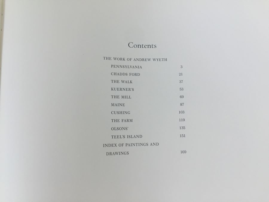 Large Format Book Andrew Wyeth AW Houghton Mifflin Company Richard Meryman 1968 First Printing [Photo 7]