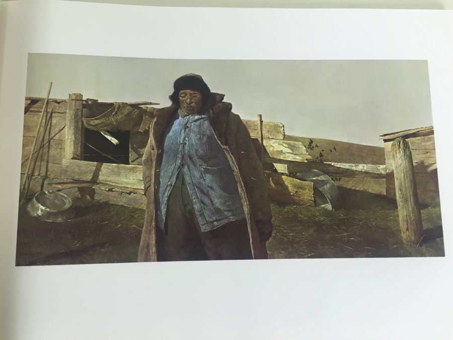 Large Format Book Andrew Wyeth AW Houghton Mifflin Company Richard Meryman 1968 First Printing [Photo 17]