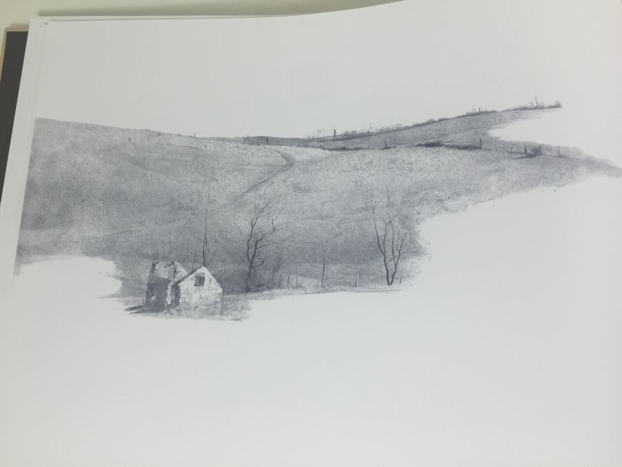 Large Format Book Andrew Wyeth AW Houghton Mifflin Company Richard Meryman 1968 First Printing [Photo 12]