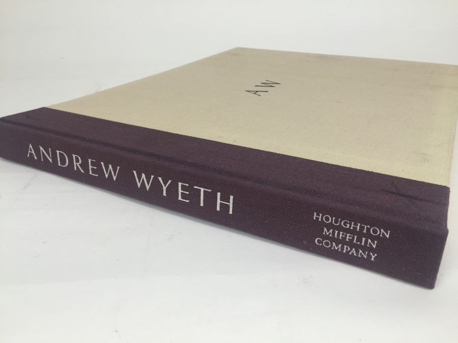 Large Format Book Andrew Wyeth AW Houghton Mifflin Company Richard Meryman 1968 First Printing [Photo 1]