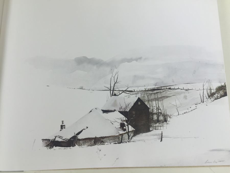 Large Format Book Andrew Wyeth AW Houghton Mifflin Company Richard Meryman 1968 First Printing [Photo 13]