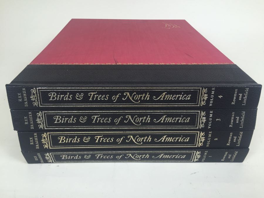 4 Volumes Of Birds & Trees Of North America Rex Brasher Rowman And Littlefield 1961 [Photo 4]