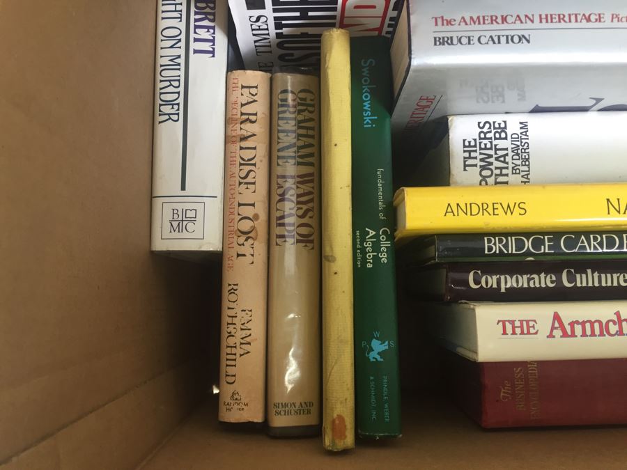 Assorted Book Lot With Mainly Hardcover Books Possible First Editions [Photo 6]