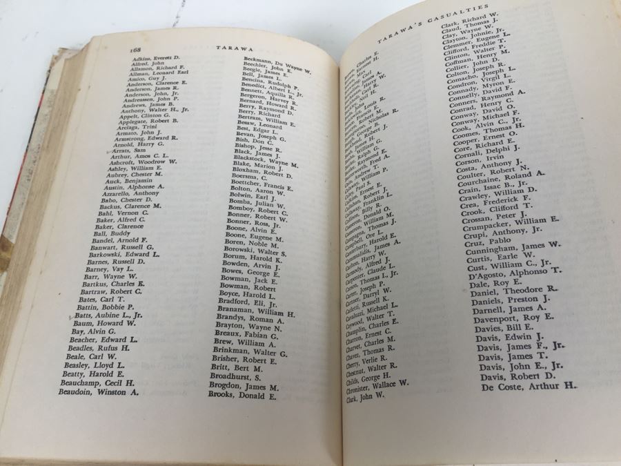Tarawa The Story Of A Battle Book By Robert Sherrod With Personal Notes From U.S.N. M.D. Gann That Served Wounded Warriors In This Battle [Photo 52]