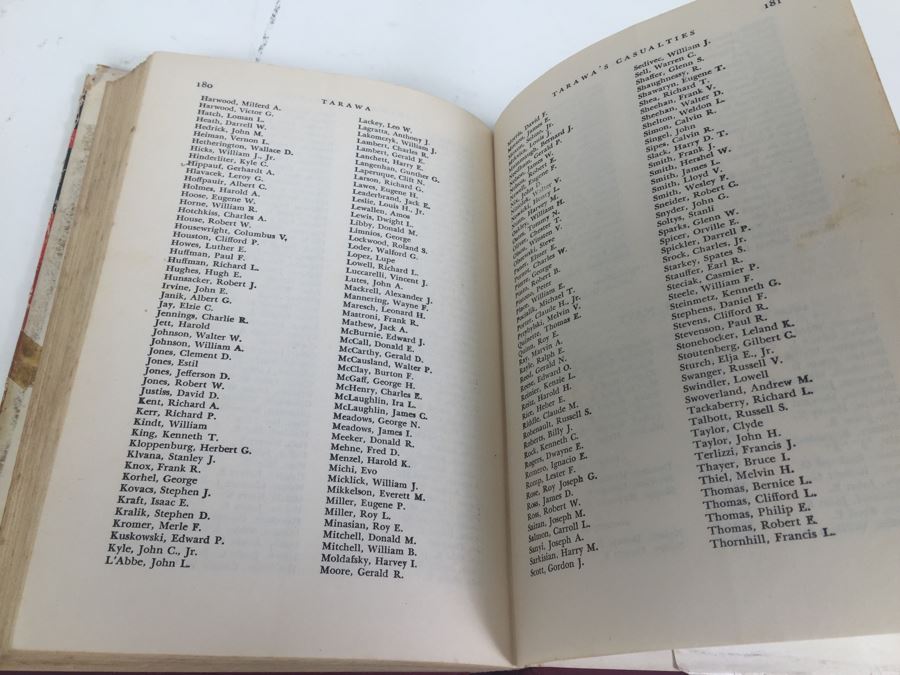 Tarawa The Story Of A Battle Book By Robert Sherrod With Personal Notes From U.S.N. M.D. Gann That Served Wounded Warriors In This Battle [Photo 59]